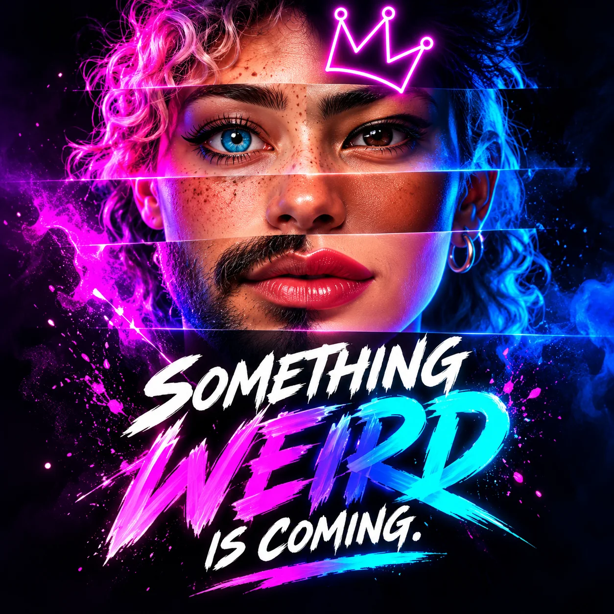 Official WEIRD MY FACE neon launch teaser